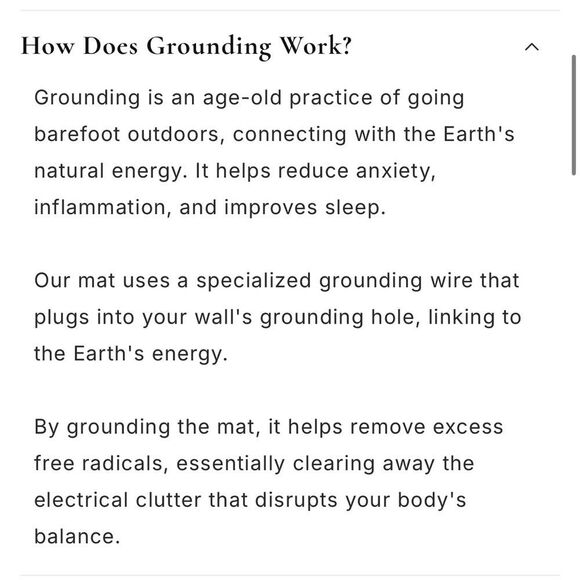 The Grounding Co. Terra Grounding Desk Mat in Black. 10” x 20”. NWT! - Picture 7 of 9